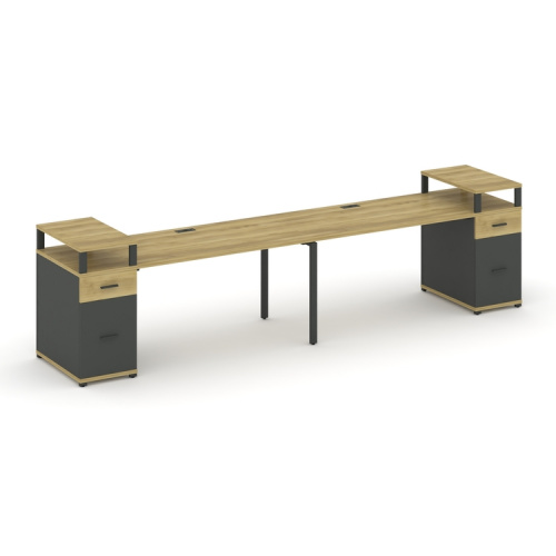 Бенч-система на 2 места с 2 опорными тумбами Concept CN.ORS-431 фото 4 Бенч-система на 2 места с 2 опорными тумбами Concept CN.ORS-431 фото 4