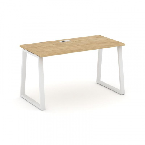 Style Project Стол письменный SN-6T1.SP-024 Акация Лорка/Металл Антрацит/Заглушка Пластик Черный 158 фото 3