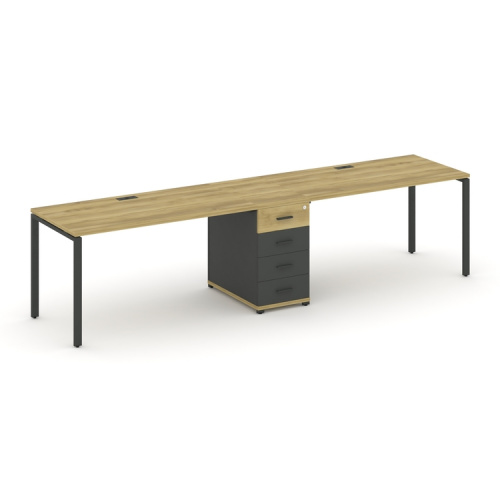 Бенч-система на 2 места с 1 опорной тумбой Concept CN.ORS-404 фото 4