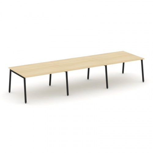 Style Project Стол переговорный SN-4A.SPRG-054.3 Вяз Благородный/Металл Белый 4740*1180*750 фото 9 Style Project Стол переговорный SN-4A.SPRG-054.3 Вяз Благородный/Металл Белый 4740*1180*750 фото 9