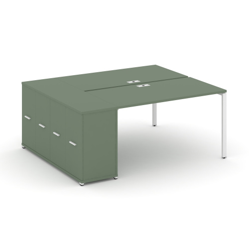 Бенч-система с опорным распашным шкафом Concept CN.DRS-218 Бенч-система с опорным распашным шкафом Concept CN.DRS-218