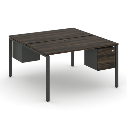 Бенч-система на 2 места с подвесными тумбами Concept CN.DRS-114 фото 3 Бенч-система на 2 места с подвесными тумбами Concept CN.DRS-114 фото 3