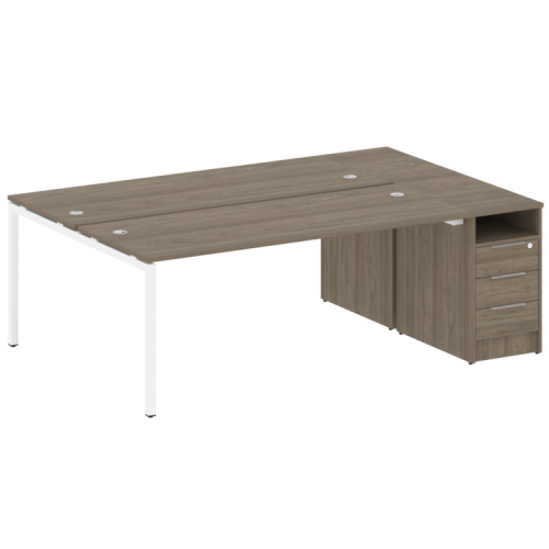 Бенч-система с тумбой на П-обр. м/к Metal System Quattro 40БП.РС-СТП-2.5 Бенч-система с тумбой на П-обр. м/к Metal System Quattro 40БП.РС-СТП-2.5