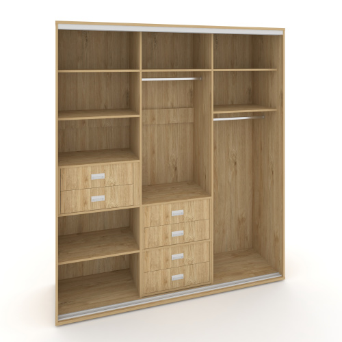 Корпус 3-х секционного шкафа высокого L=2369мм Maris SH.K3-6.1 K6 фото 3