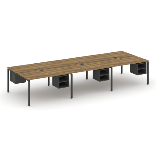 Бенч-система на 6 мест с подвесными тумбами Concept CN.DRS-148 Бенч-система на 6 мест с подвесными тумбами Concept CN.DRS-148