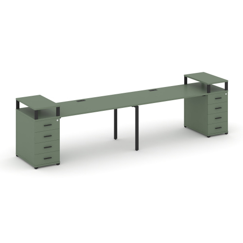 Бенч-система на 2 места с 2 опорными тумбами Concept CN.ORS-427 Бенч-система на 2 места с 2 опорными тумбами Concept CN.ORS-427