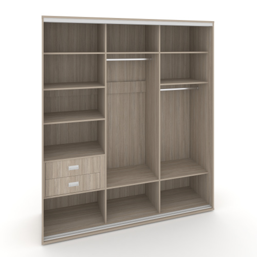 Корпус 3-х секционного шкафа высокого L=1769мм Maris SH.K3-2.1 K5 фото 4