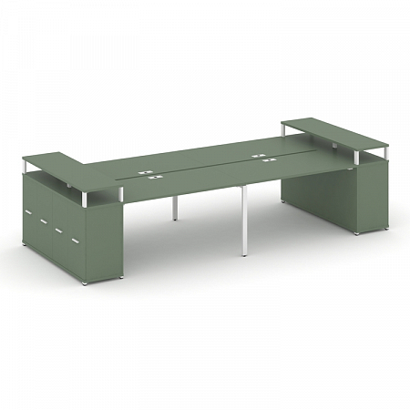 Бенч-система с опорными распашными шкафами Concept CN.DRS-266