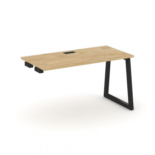 Style Project Стол-приставка к опор. элем. SN-5T1.OPRS-023 Акация Лорка/Металл Антрацит/Заглушка Пла