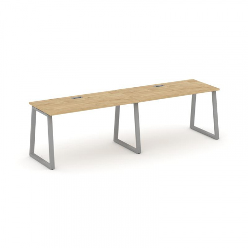 Style Project Рабочая станция 1 сторон. SN-6T1.ORS-014 Акация Лорка/Металл Антрацит/Заглушка Пластик фото 2