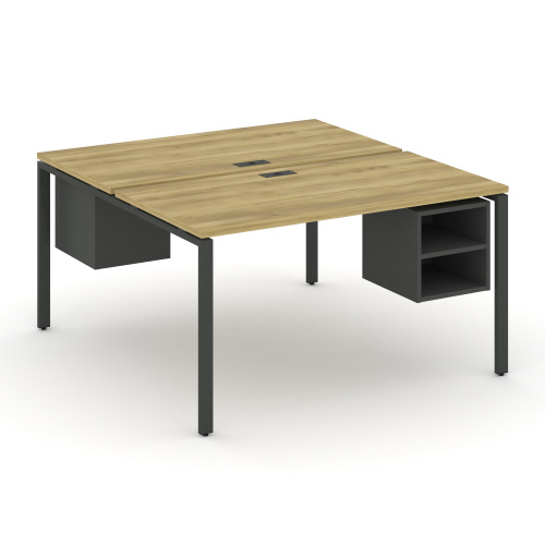 Бенч-система на 2 места с подвесными тумбами Concept CN.DRS-107 фото 3