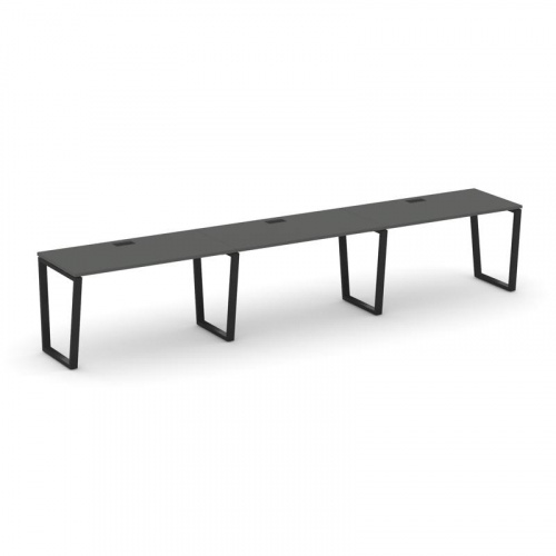 Style Project Рабочая станция 1 сторон. SN-6T2.ORS-033 Акация Лорка/Металл Антрацит/Заглушка Пластик фото 8