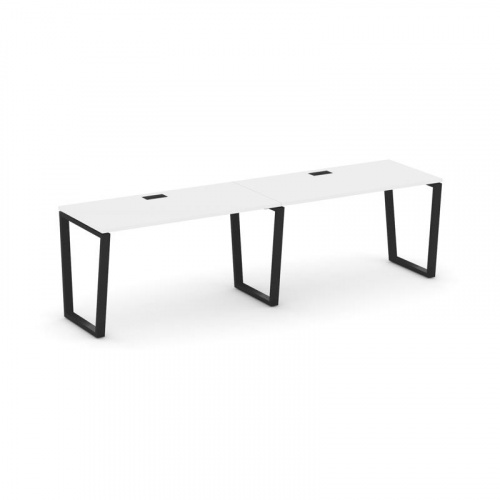 Style Project Рабочая станция 1 сторон. SN-6T2.ORS-003 Акация Лорка/Металл Антрацит/Заглушка Пластик фото 4