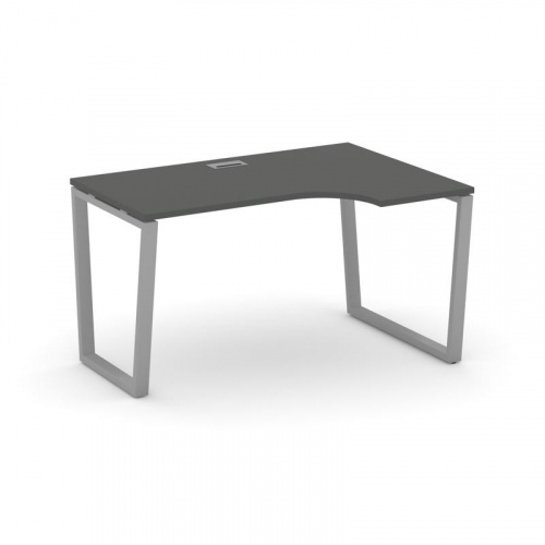 Style Project Стол рабочий эргоном. SN-6T2.SPA-011(R) Акация Лорка/Металл Антрацит/Заглушка Пластик фото 18