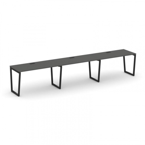 Style Project Рабочая станция 1 сторон. SN-4T2.ORS-044 Акация Лорка/Металл Антрацит/Заглушка Пластик фото 6