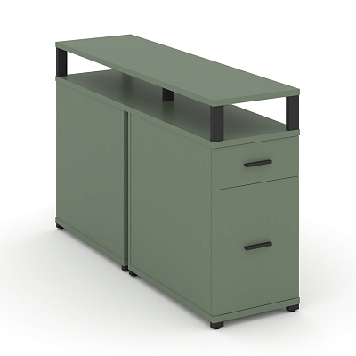 Тумба двухсторонняя опорная/приставная Concept CN.DTGO-006