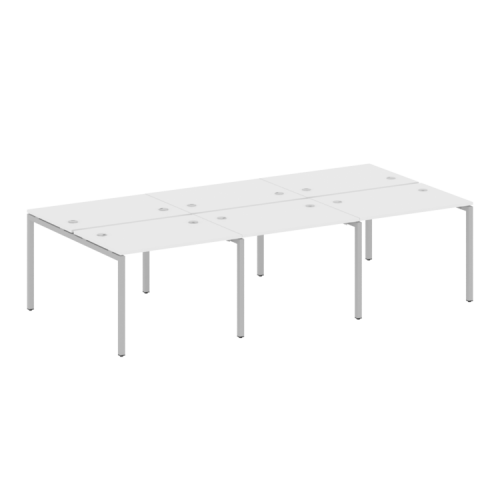 Бенч-система на 6 рабочих мест на П-обр. м/к Metal System Quattro 40БП.СМ-6.1 фото 4