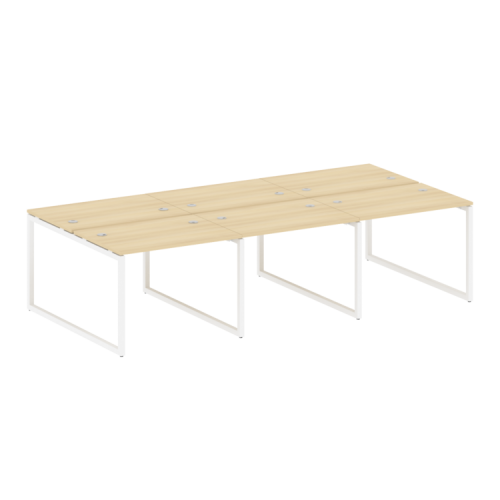 Бенч-система на 6 рабочих мест на О-обр. м/к Metal System Quattro 40БО.СМ-6.1 фото 14