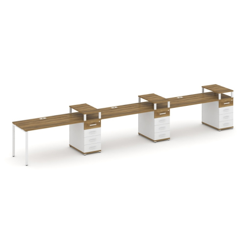 Бенч-система на 3 места с 3 опорными тумбами Concept CN.ORS-459 фото 8 Бенч-система на 3 места с 3 опорными тумбами Concept CN.ORS-459 фото 8