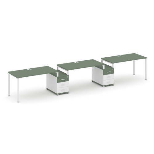 Бенч-система на 3 места с 2 опорными тумбами Concept CN.ORS-327 фото 5 Бенч-система на 3 места с 2 опорными тумбами Concept CN.ORS-327 фото 5