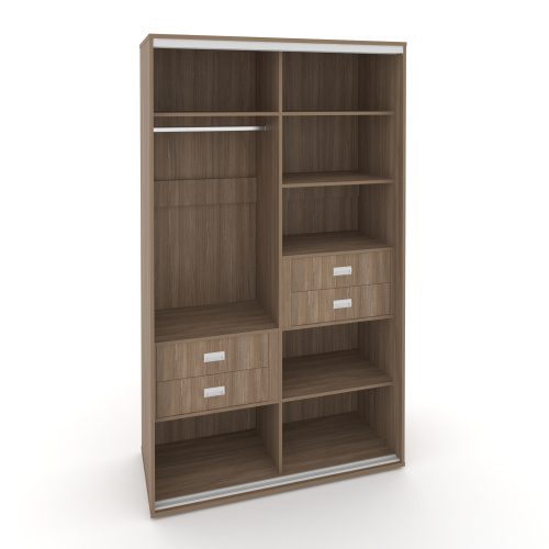 Корпус 2-х секционного шкафа высокого L=1600мм Maris SH.K2-6.1 K5 фото 6