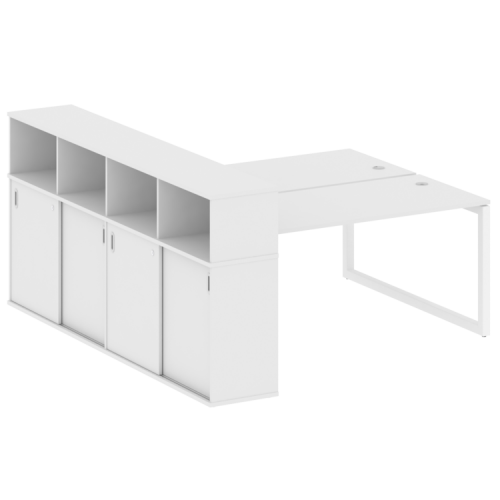 Бенч-система с шкафом-купе на О-обр. м/к Metal System Quattro 50БО.РС-СШК-4.4 фото 6 Бенч-система с шкафом-купе на О-обр. м/к Metal System Quattro 50БО.РС-СШК-4.4 фото 6