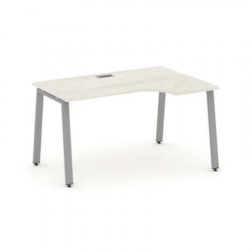 Style Project Стол рабочий эргоном. SN-6A.SPA-001(R) Вяз Благородный/Металл Антрацит 1380*600/980*75 фото 10