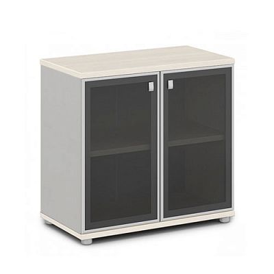 Шкаф со стеклом в алюминиевом профиле V-652