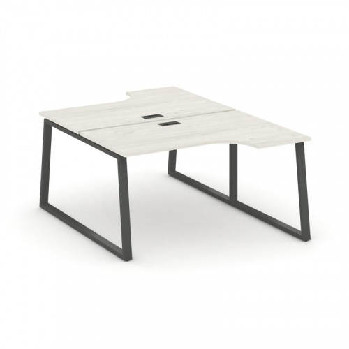 Style Project Рабочая станция эргоном. SN-6T1.DRPA-022 Акация Лорка/Металл Антрацит/Заглушка Пластик фото 24