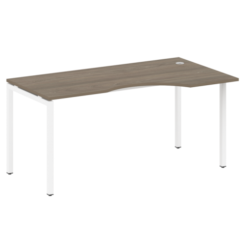 Стол криволинейный правый на П-обр. м/к Metal System Quattro 40БП.СА-1 (R) Стол криволинейный правый на П-обр. м/к Metal System Quattro 40БП.СА-1 (R)