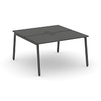 Style Project Рабочая станция 2-х сторон. SN-4A.DRS-003 Антрацит/Металл Антрацит 1380*1232*750