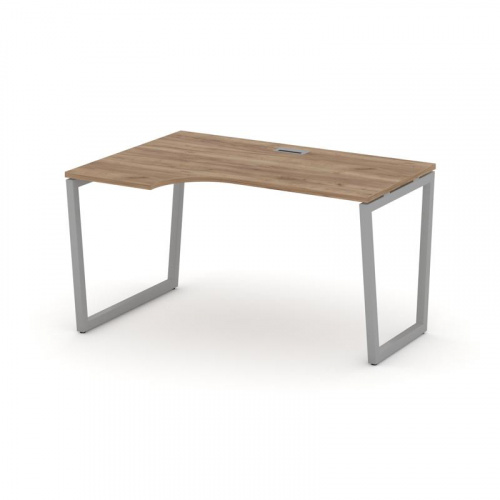 Style Project Стол рабочий эргоном. SN-4T2.SPA-001(L) Акация Лорка/Металл Антрацит/Заглушка Пластик фото 9