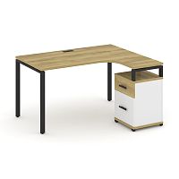 Стол эргономичный с опорной тумбой Concept CN.SA-306(R)