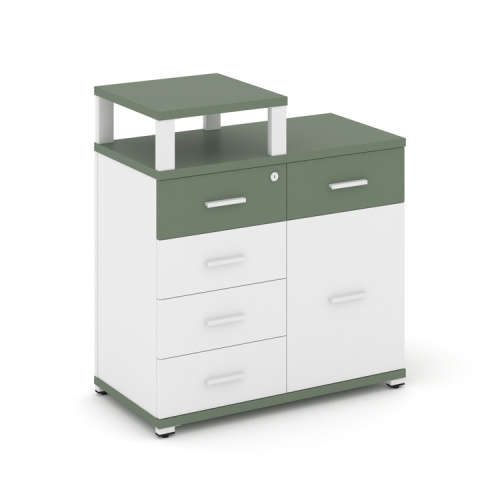 Тумба приставная с 5 ящиками Concept CN.TSP-017 W