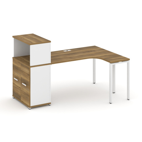 Стол эргономичный с опорным распашным шкафом Concept CN.SA-213(R)