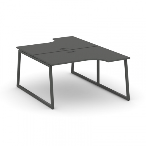 Style Project Рабочая станция эргоном. SN-4T1.DRPA-012 Акация Лорка/Металл Антрацит/Заглушка Пластик фото 14