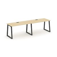 Style Project Рабочая станция 1 сторон. SN-6T1.ORS-013 Акация Лорка/Металл Антрацит/Заглушка Пластик