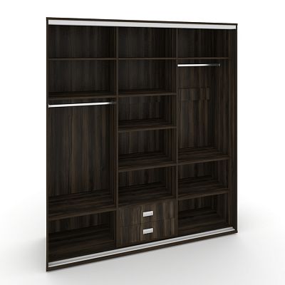 Корпус 3-х секционного шкафа высокого L=2519мм Maris SH.K3-7.1 K2