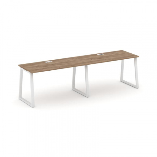 Style Project Рабочая станция 1 сторон. SN-6T1.ORS-014 Акация Лорка/Металл Антрацит/Заглушка Пластик фото 11