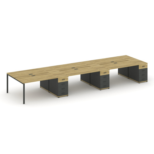 Бенч-система на 6 мест с 3 опорными тумбами Concept CN.DRS-458 фото 4 Бенч-система на 6 мест с 3 опорными тумбами Concept CN.DRS-458 фото 4