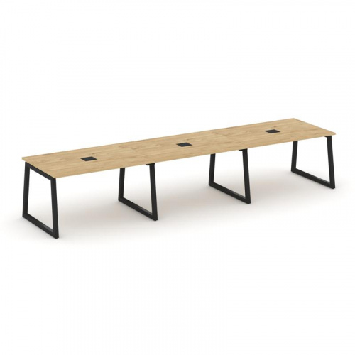 Style Project Стол переговорный SN-5T1.SPRG-021 Акация Лорка/Металл Антрацит/Заглушка Металл Антраци фото 3 Style Project Стол переговорный SN-5T1.SPRG-021 Акация Лорка/Металл Антрацит/Заглушка Металл Антраци фото 3