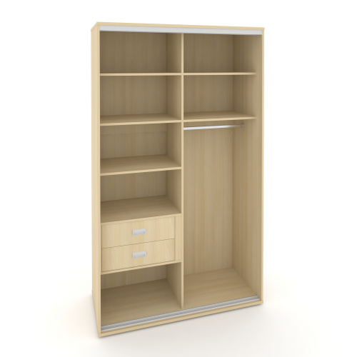 Корпус 2-х секционного шкафа высокого L=1300мм Maris SH.K2-3.1 K6 Корпус 2-х секционного шкафа высокого L=1300мм Maris SH.K2-3.1 K6