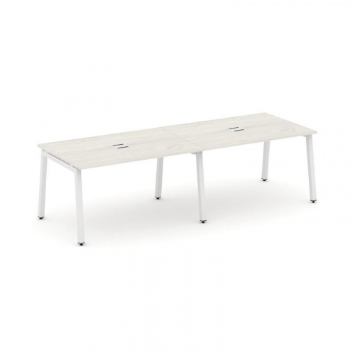 Style Project Стол переговорный SN-5A.SPRG-012 Дуб Табак/Металл Белый 2360*980*750 фото 23