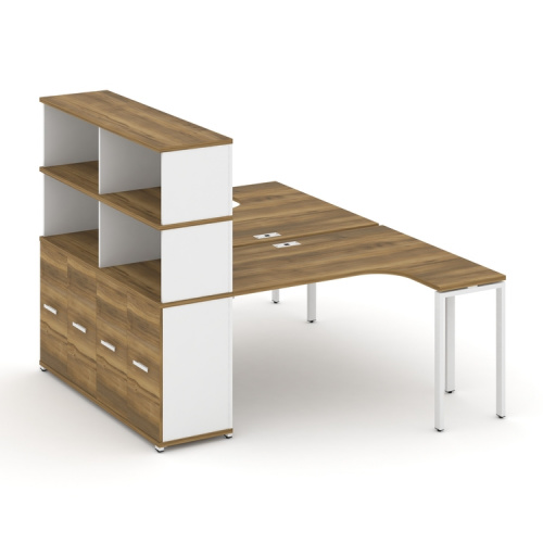 Бенч-система с опорным шкафом-купе с надставкой Concept CN.DSA-221 фото 8