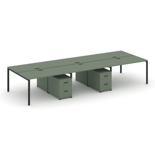 Бенч-система на 6 мест с 2 опорными тумбами Concept CN.DRS-347 Бенч-система на 6 мест с 2 опорными тумбами Concept CN.DRS-347