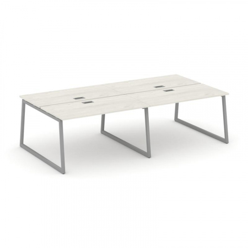 Style Project Рабочая станция 2-х сторон. SN-4T1.DRS-044 Акация Лорка/Металл Антрацит/Заглушка Пласт фото 17