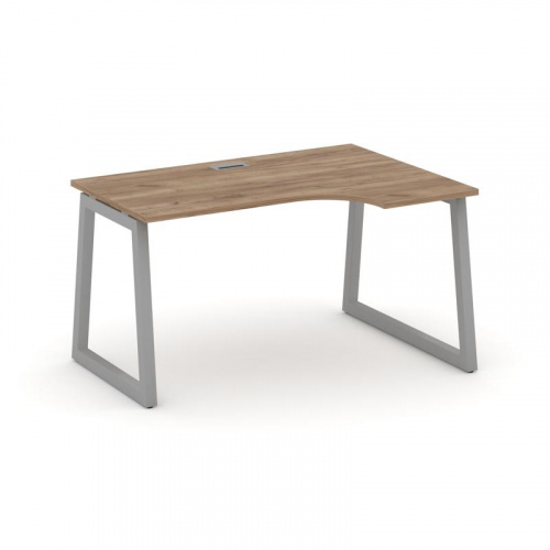 Style Project Стол рабочий эргоном. SN-5T1.SPA-022(R) Акация Лорка/Металл Антрацит/Заглушка Пластик фото 10