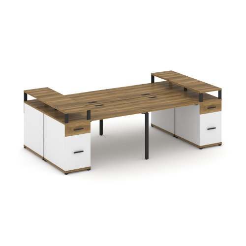 Бенч-система на 4 места с 2 опорными тумбами Concept CN.DRS-445 фото 7