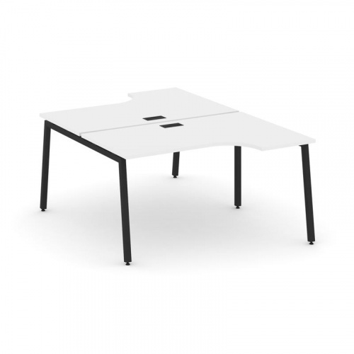 Style Project Рабочая станция эргоном. SN-4A.DRPA-011 Дуб Табак/Металл Белый 1380*1432/1992*750 фото 7