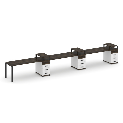 Бенч-система на 3 места с 3 опорными тумбами Concept CN.ORS-460 фото 9 Бенч-система на 3 места с 3 опорными тумбами Concept CN.ORS-460 фото 9